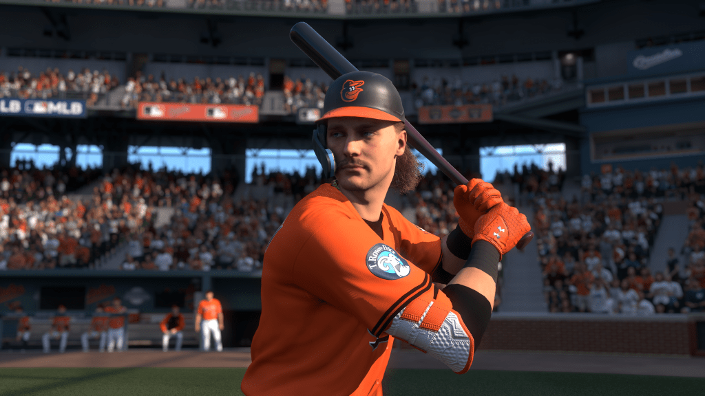 MLB의 Gunnar Henderson은 트로피 가이드에 관한 기사의 일부로 쇼 25를 보여줍니다.