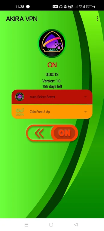 AKIRA VPN Captura de tela 2