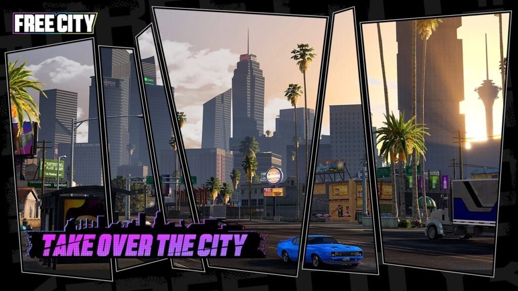 Überlebe Schießereien und Attentate im GTA-ähnlichen Open-World-Titel Free City