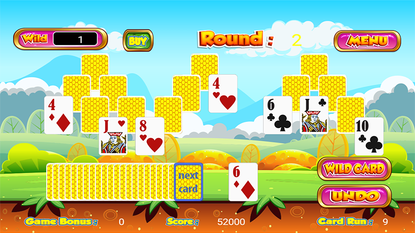 Tri Towers Tri Peaks Solitaire 스크린샷 2