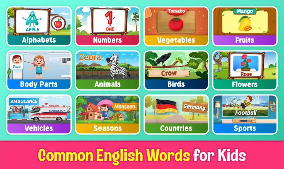 Kids English Learning Games スクリーンショット 0