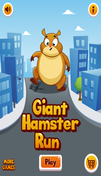 Giant Hamster Run Captura de tela 1