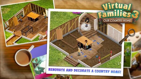 Virtual Families 3 скачать мод apk