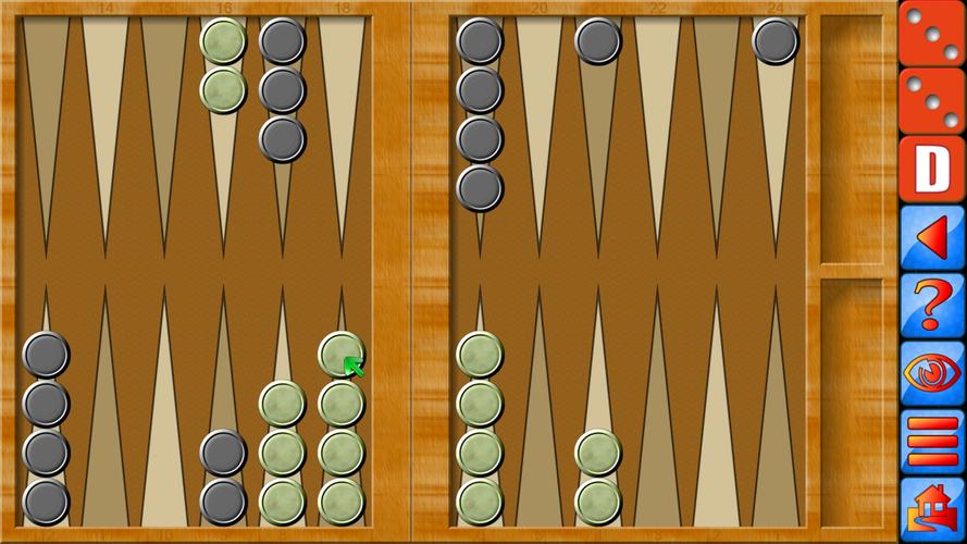 Backgammon V+ Capture d'écran 1