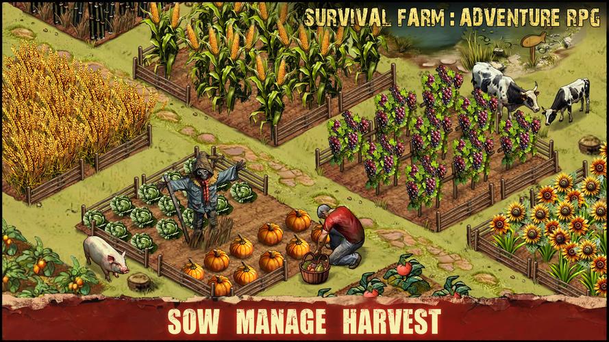 Survival Farm: Adventure RPG Скриншот 1