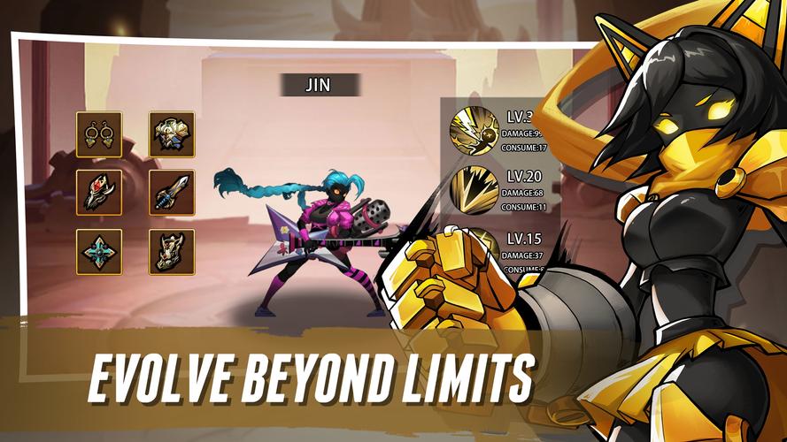 Stickman Master Ⅲ: Idle RPG 스크린샷 1