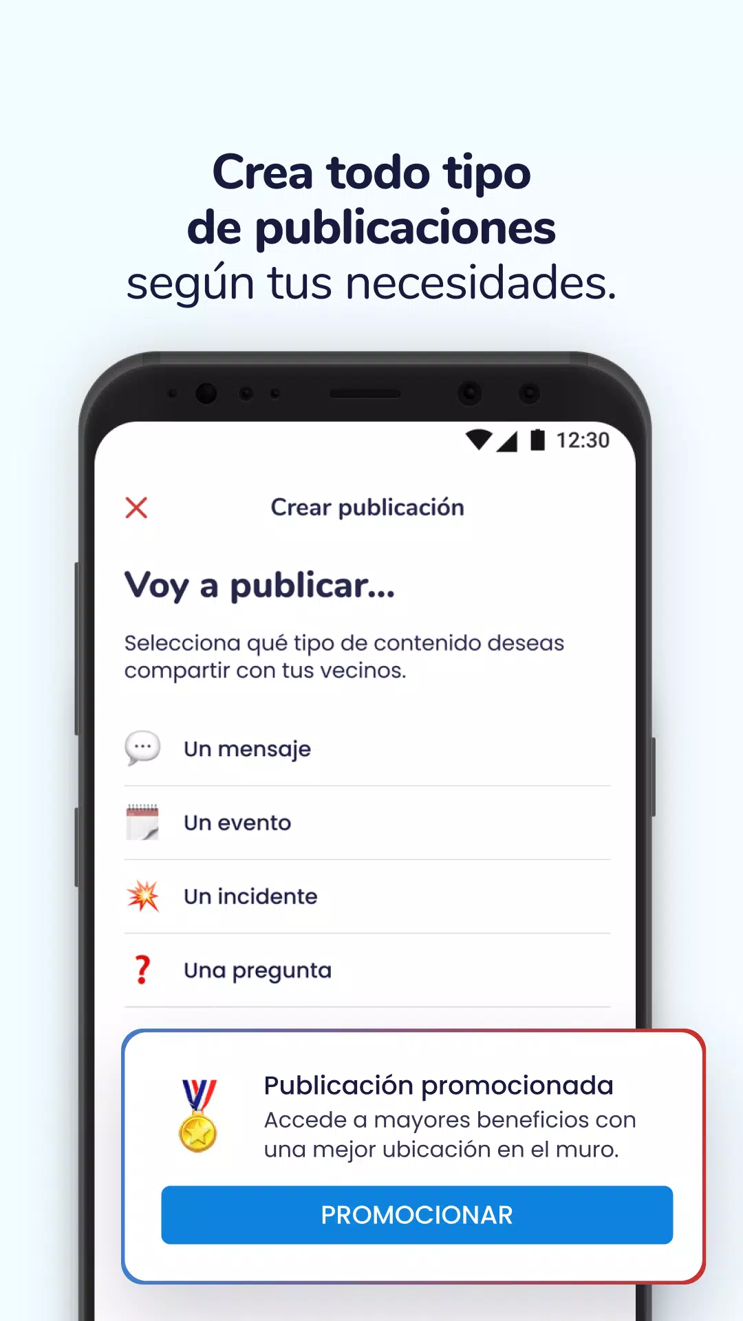 Vecinos App Screenshot 1