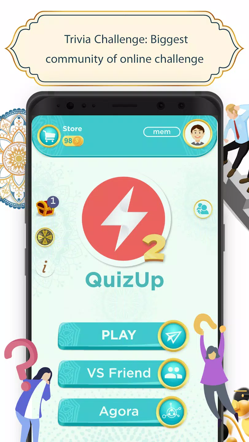 QuizUp 2 스크린샷 0