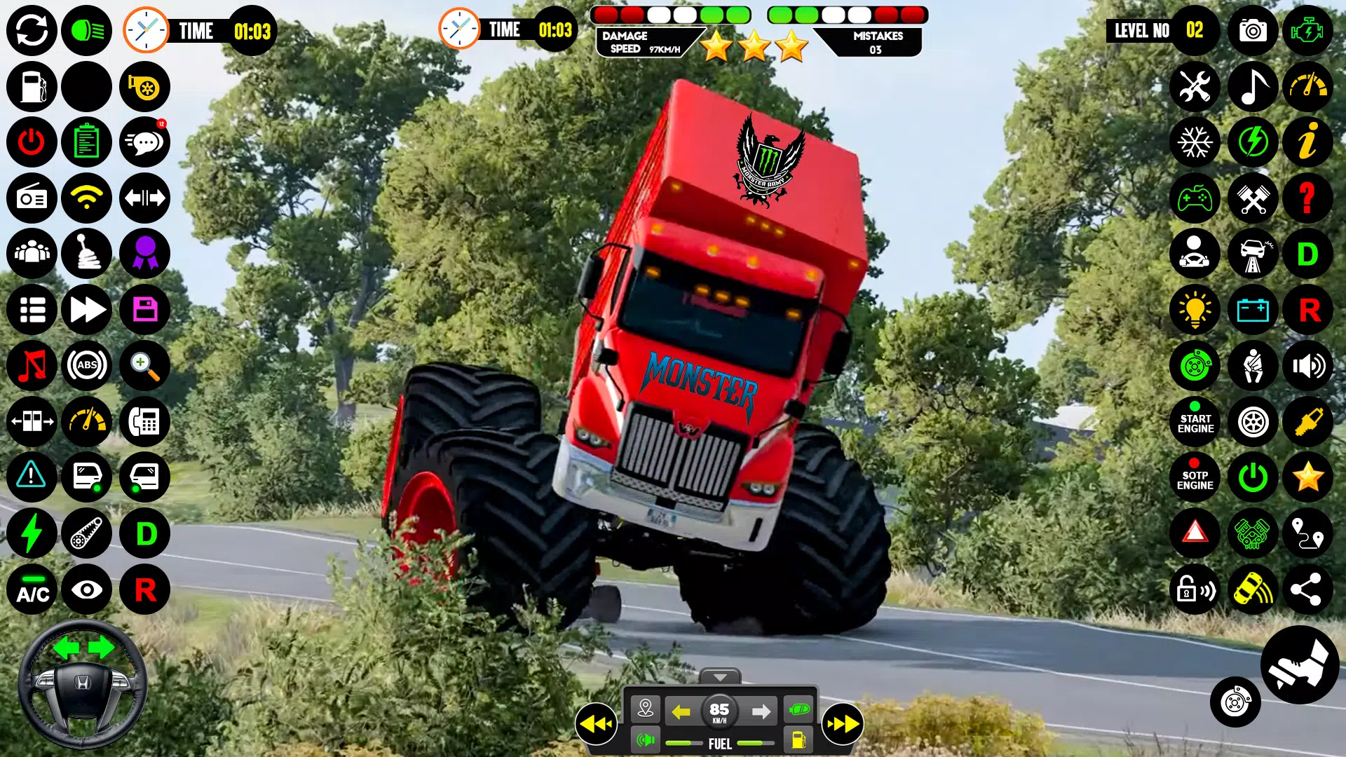 4x4 Monster Truck Game - Derby Capture d'écran 0