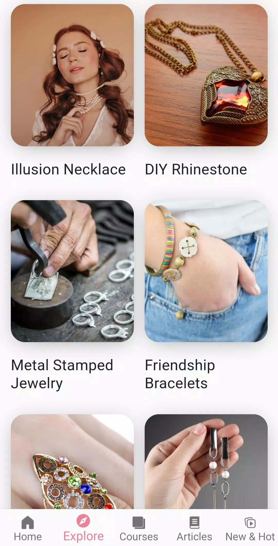 DIY Jewelry Making App Captura de tela 3