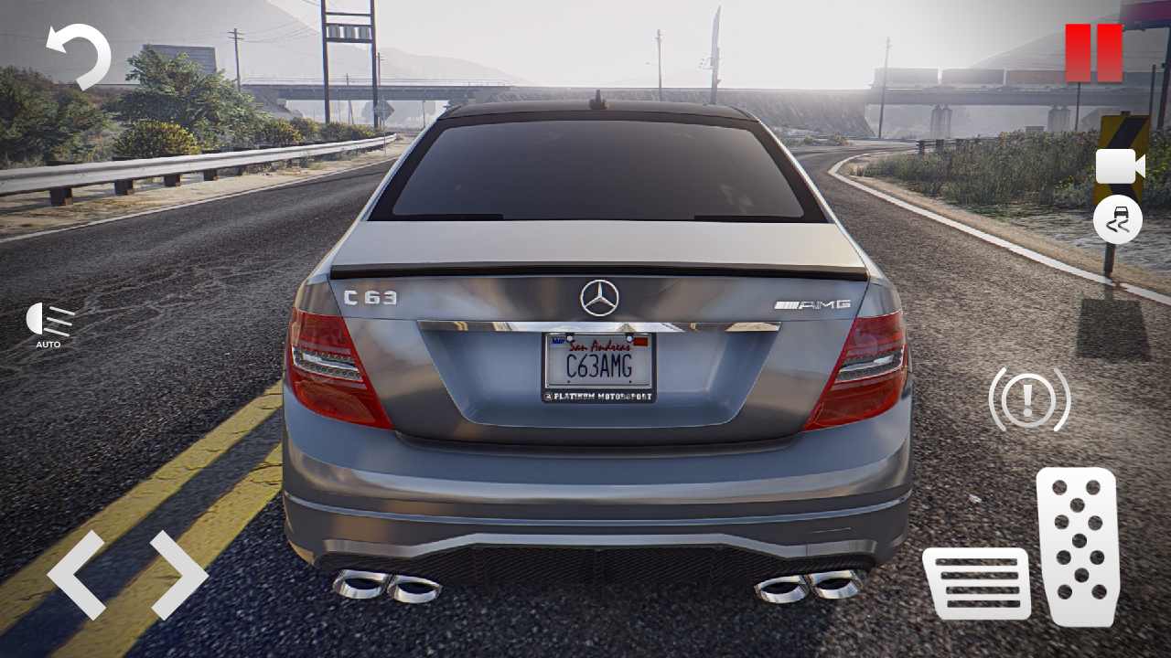 Car Driver Mercedes C-Class 63 Screenshot 1