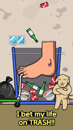 Trash King: Clicker Games Captura de pantalla 1