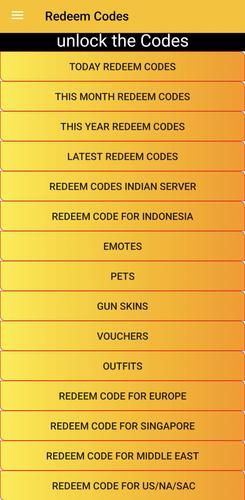 Redeem Codes 스크린샷 0