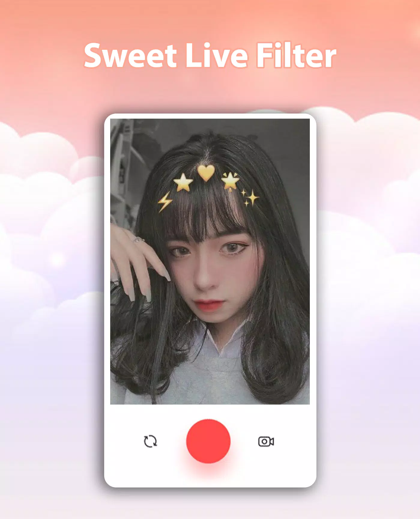 Sweet Live Filter Face Camera Screenshot 2