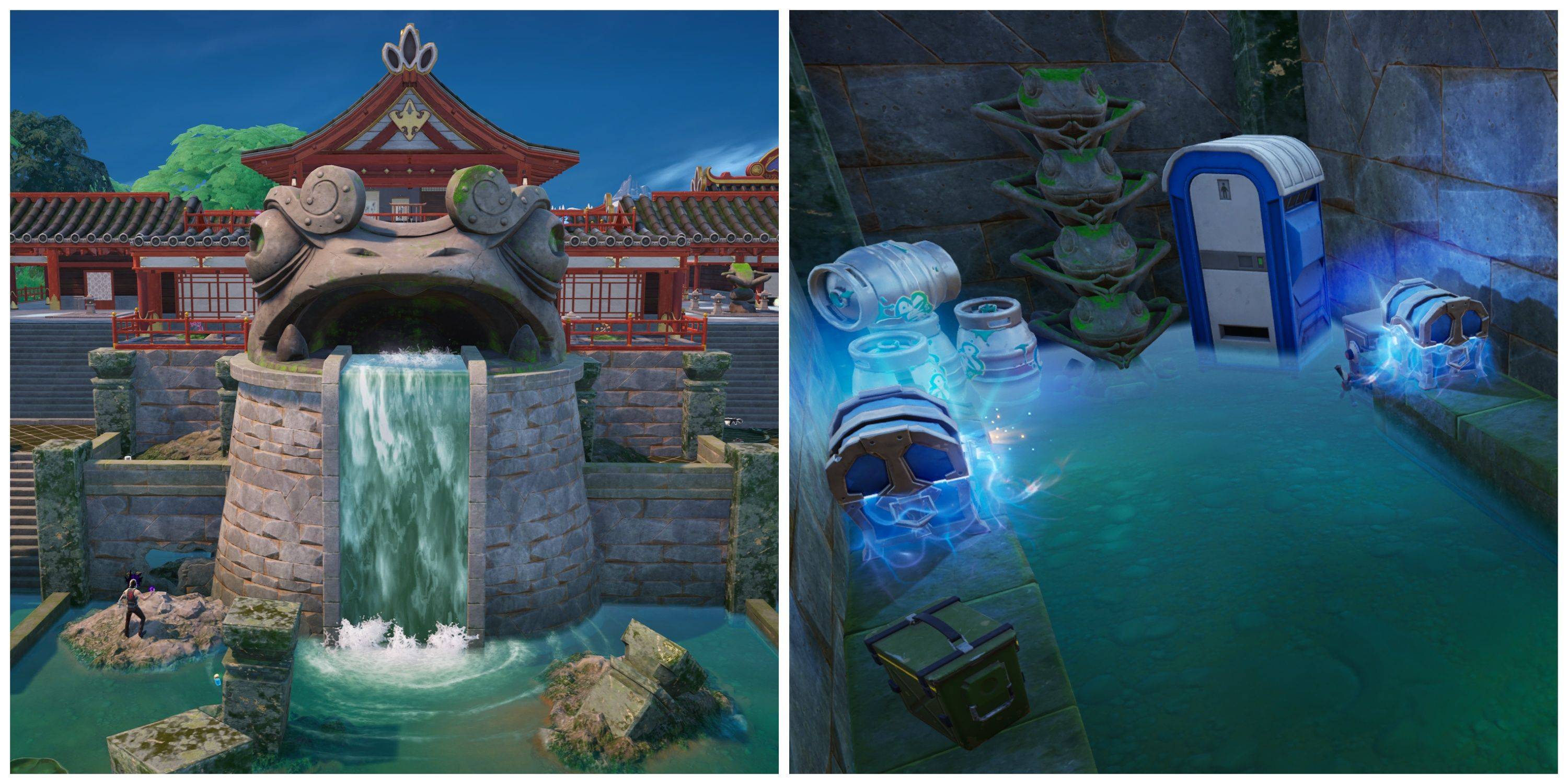 Fortnite: déverrouiller la voûte secrète chez les grenouilles inondées