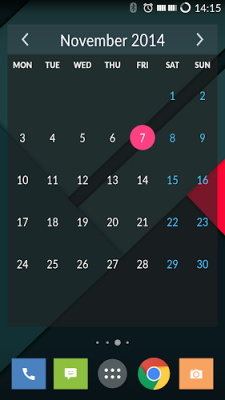 Month Calendar Widget by BiHSnow Captura de tela 1