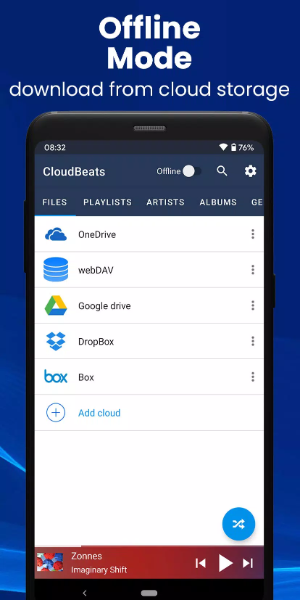 Music Player, Cloud MP3 player Screenshot 1