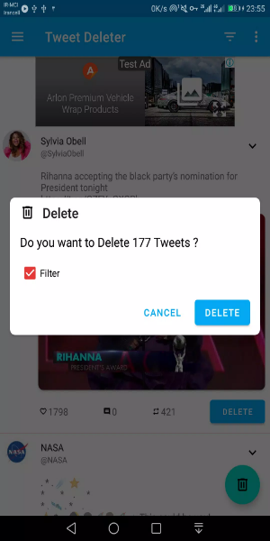 Tweet Deleter - Delete Your Tweets應用截圖第0張