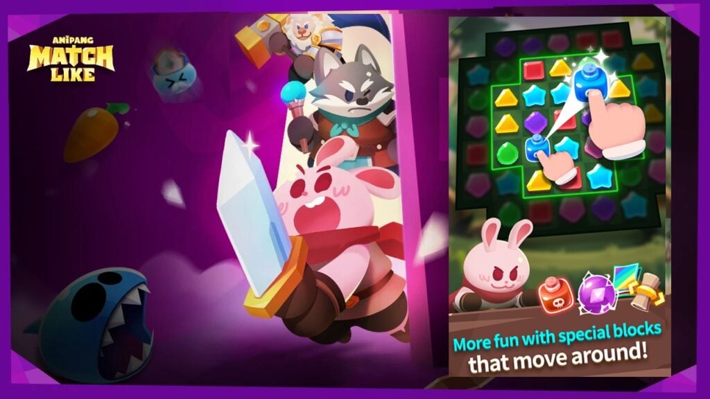 Anipang Matchlike : le RPG Roguelike PvP Match-3 arrive