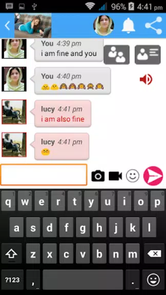 Online Girls Chat with Boys स्क्रीनशॉट 2