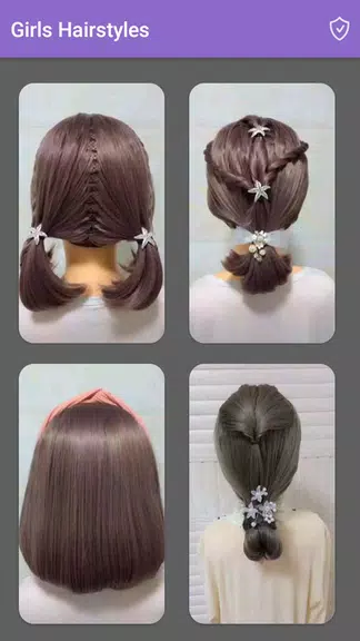 Girls Hairstyles Step By Step スクリーンショット 1