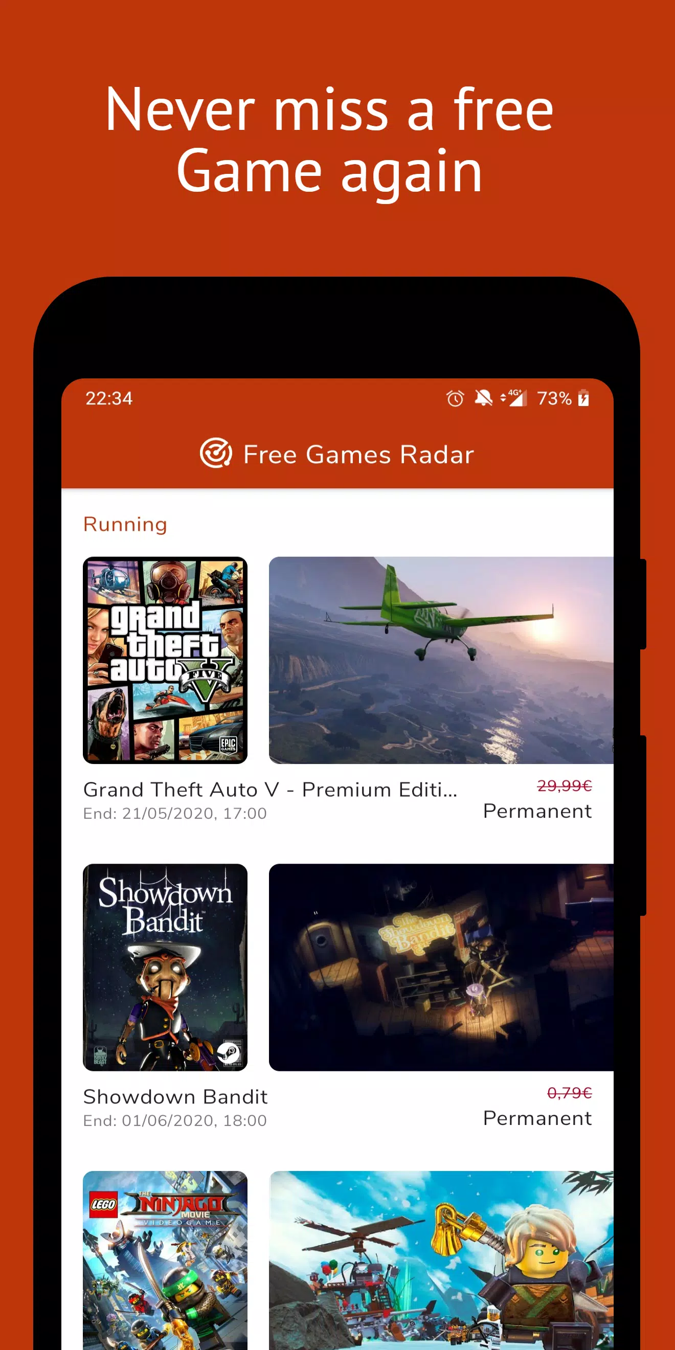 PC Games Radar for Epic Games,应用截图第0张