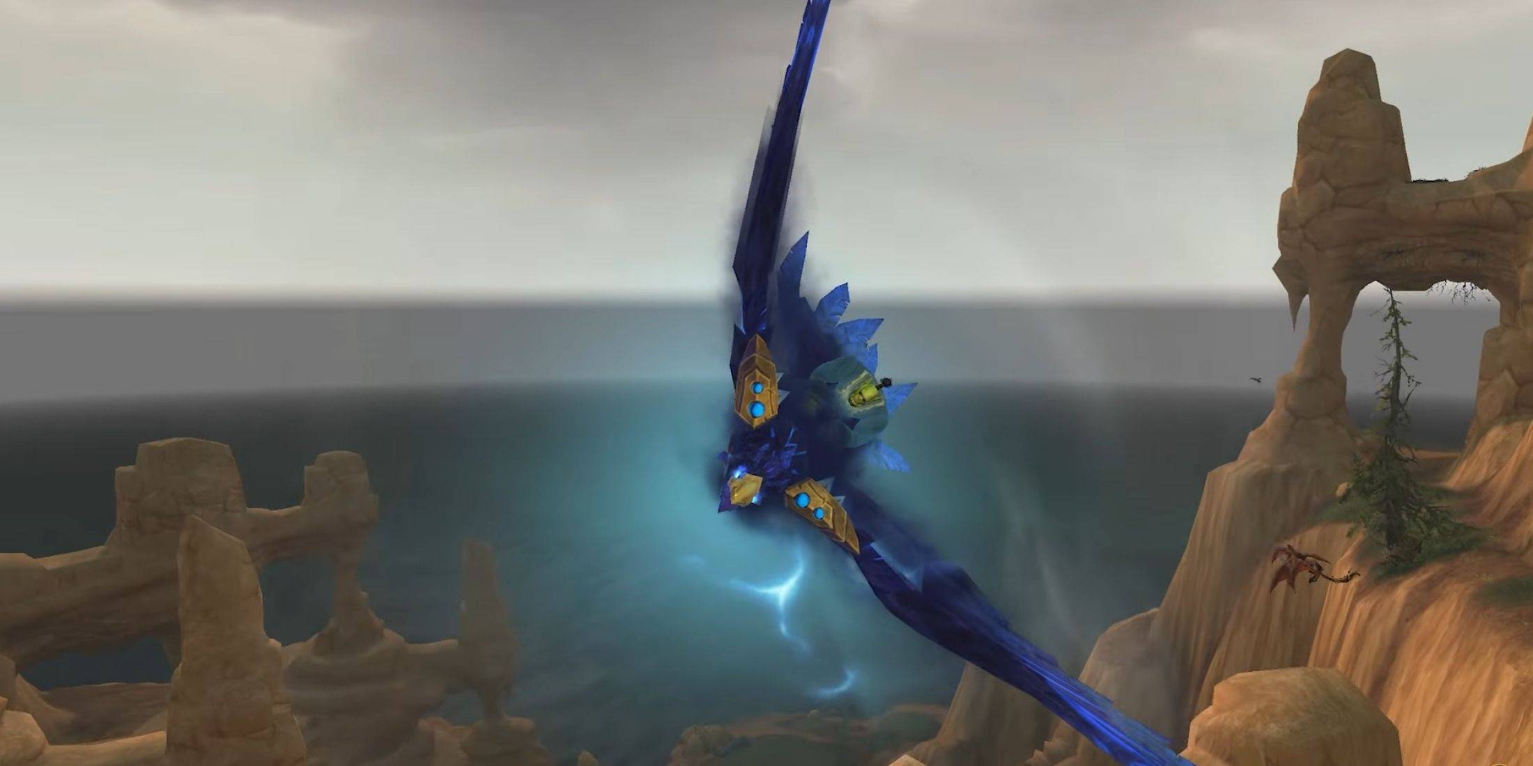 World of Warcraft Patch 11.0.7 Eyes Thrayir de la monture de sirène Stormcrow