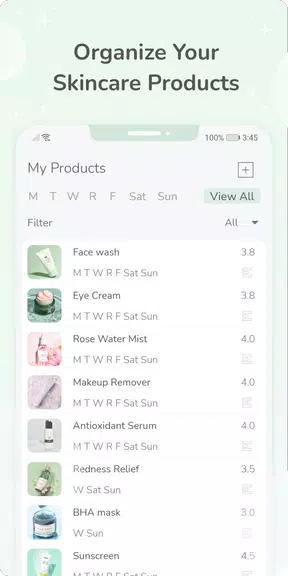 Skincare Diary - 皮肤管理，记录护肤日常应用截图第3张