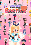 Besties - Make friend & Avatar Captura de pantalla 0