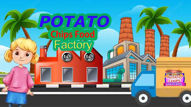 Potato Chips Food Factory Game स्क्रीनशॉट 0