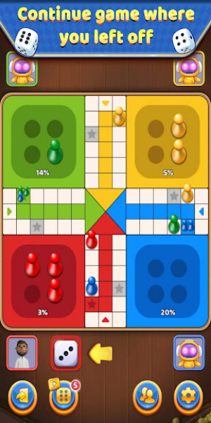 Ludo Offline: Würfelspiel