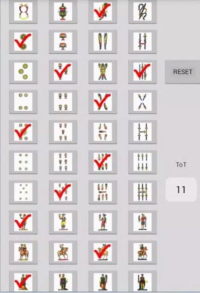 card counting napoletane cards Скриншот 1