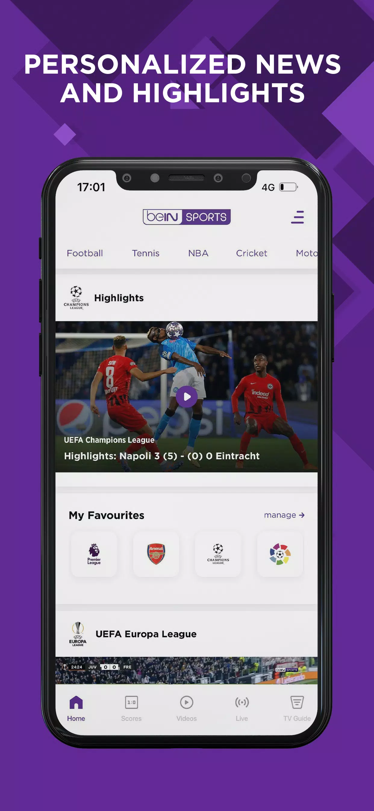 beIN SPORTS应用截图第1张