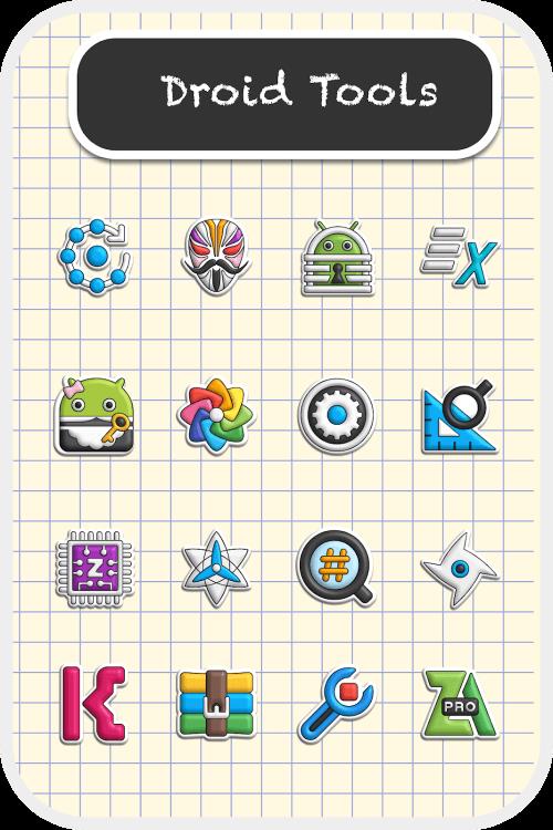 Poppin icon pack Скриншот 2