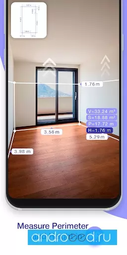 AR Plan 3D Tape Measure, Ruler स्क्रीनशॉट 0