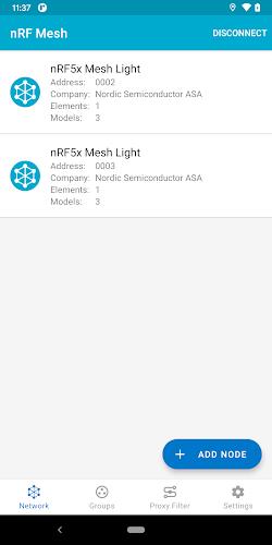 nRF Mesh Screenshot 0