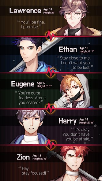Dangerous Fellows:Otome Dating Mod 스크린샷 2