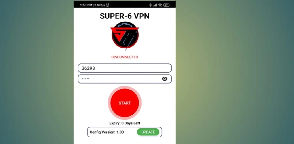 SUPER 6 VPN Capture d'écran 0
