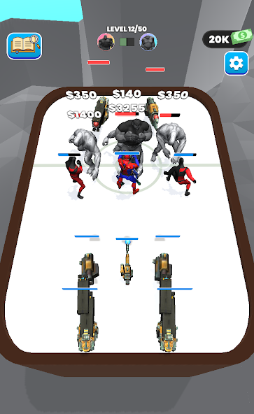 Merge Master Superhero Battle Mod 스크린샷 1