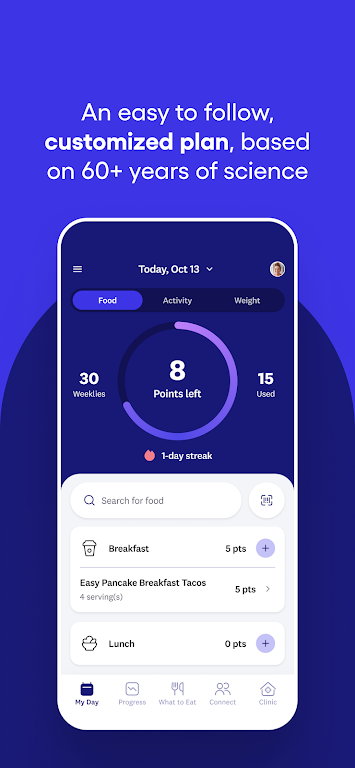 WeightWatchers Program Captura de pantalla 1
