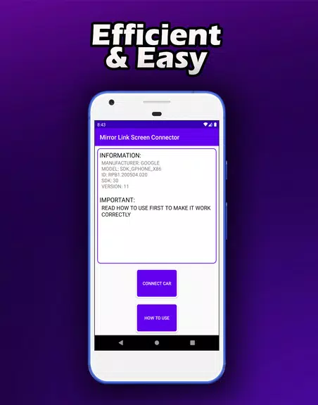 Mirror Link Screen Connector Capture d'écran 1