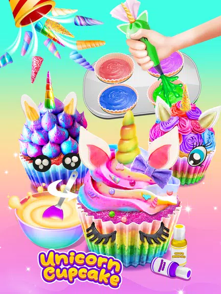 Cupcake Maker: Unicorn Cupcake Captura de tela 2