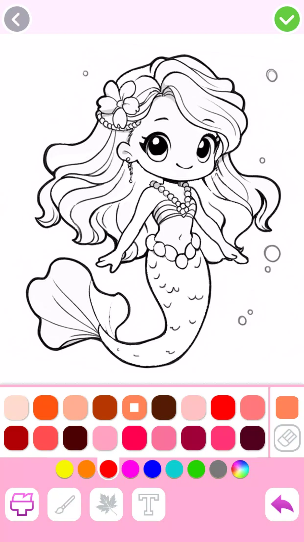 Mermaid Coloring:Mermaid games Screenshot 3