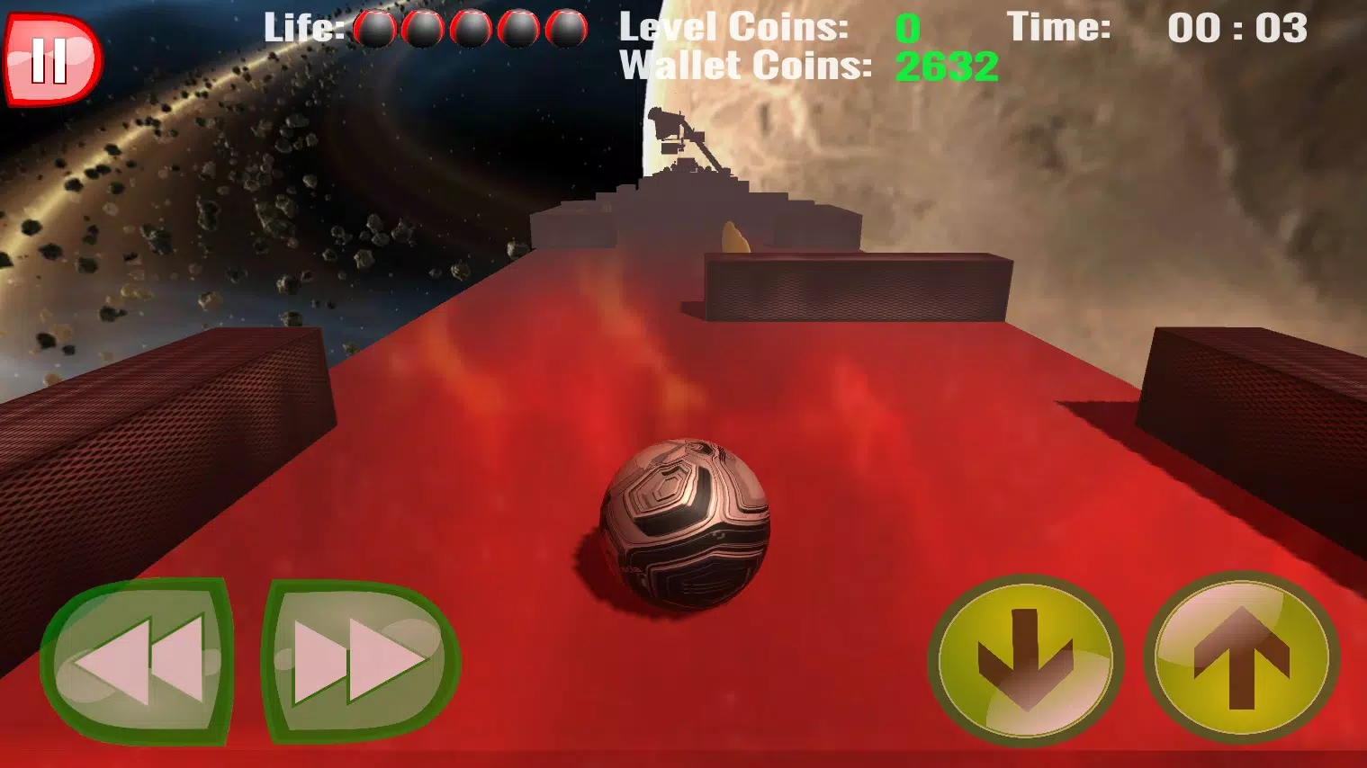 Space Ball: Balance Game Capture d'écran 1