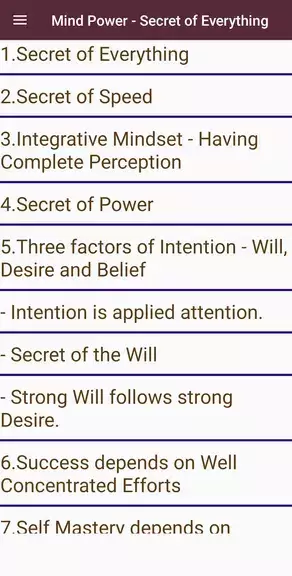 Secret of Mind Power: Success應用截圖第1張