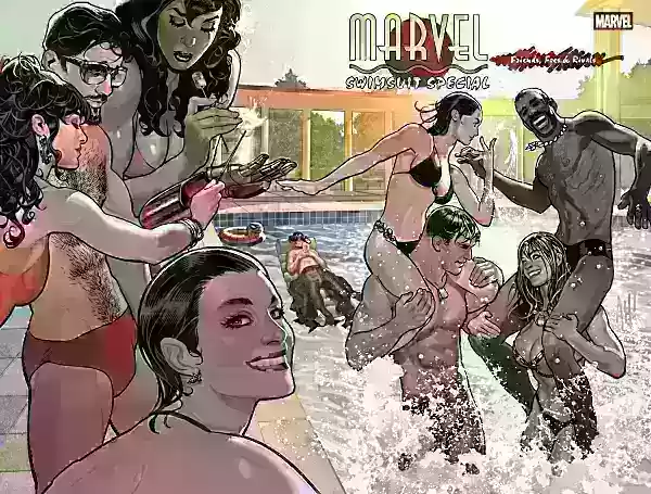 Marvel neckt Badeanzugskins für Rivalen im Sommer -Comic -Special