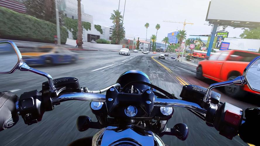 Traffic Moto Bike Rider City 스크린샷 1