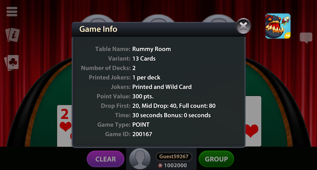 Play Indian Rummy: 13 Cards & Pool Rummy Online स्क्रीनशॉट 1