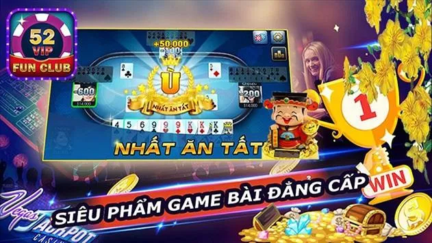 52Vip FunClub Online, Game danh bai doi thuong Captura de pantalla 0