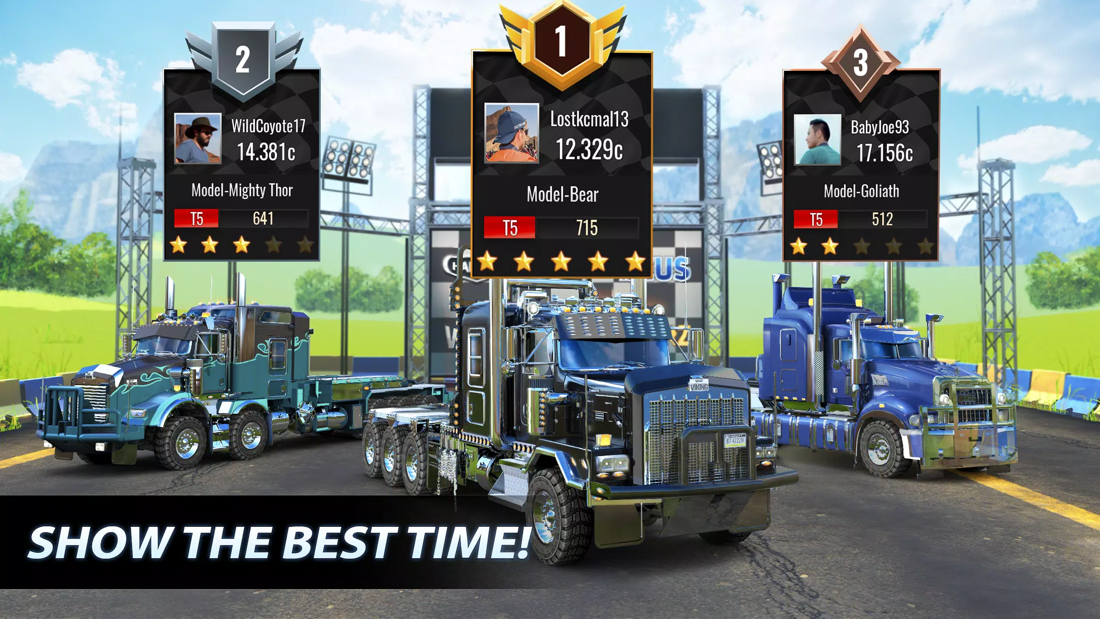 Big Rig Racing: Drag racing应用截图第2张